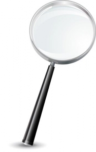 Magnifying glass vector