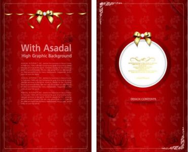 Event menu card design