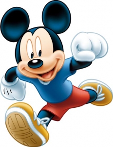 Mickey mouse cartoon character vector