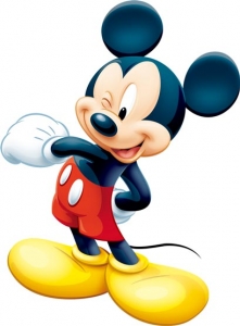 Mickey mouse cartoon character vector