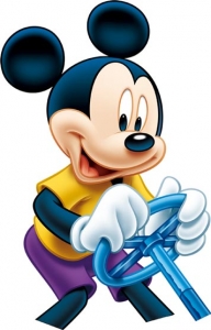 Mickey mouse cartoon character vector