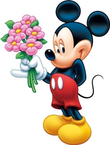 Mickey mouse cartoon character vector