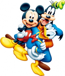Mickey mouse cartoon character vector