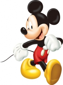 Mickey mouse cartoon character vector