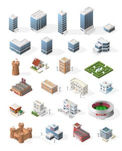 isometric-city-vector-elements4