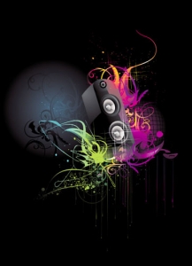 Music party vectors