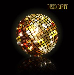 Golden disco ball.,Golden disco ball.