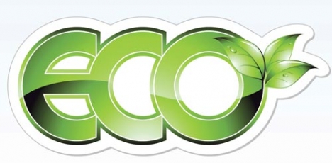 Natural green eco vector