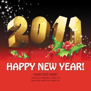 New year 2011 design