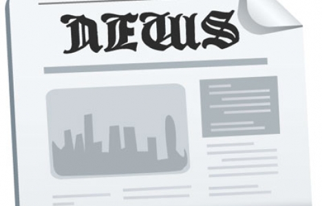 Newspaper icon vector