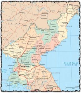 North Korea Vector Map