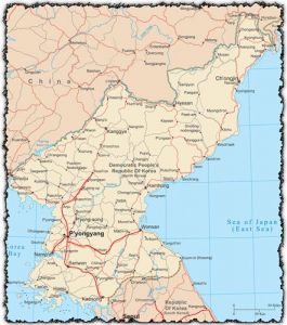 North Korea Vector Map