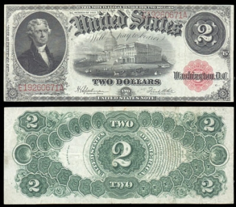 Old american dollars model