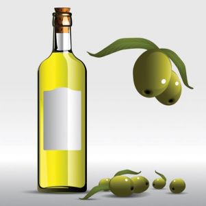 Olive oil vector labels