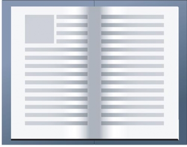 Open book vector