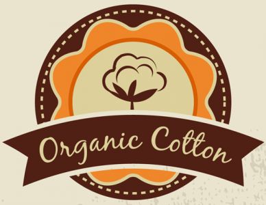 Organic food labels, tags and graphic elements