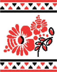 Oriental ornament border