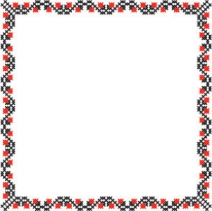 Oriental ornament border