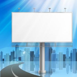 Outdoor advertising billboards vector