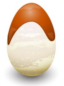 Paited easter eggs design