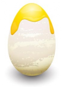 Paited easter eggs template