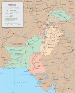 Pakistan vector map