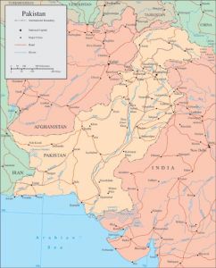 Pakistan vector map