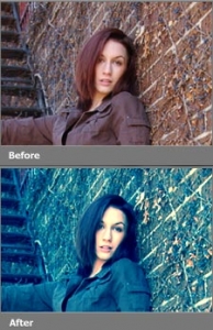 Photo action for Photoshop