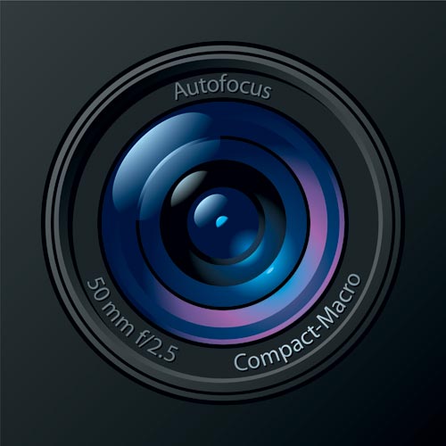 Photo Camera Lens Vectors