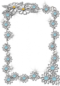 Photoshop flower frame template