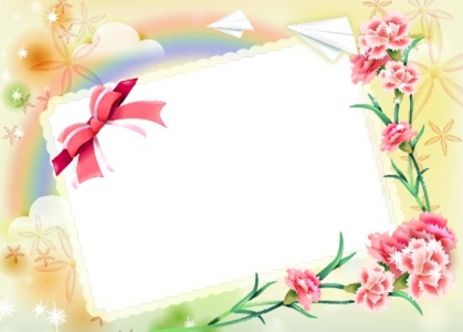 Photoshop spring frames template