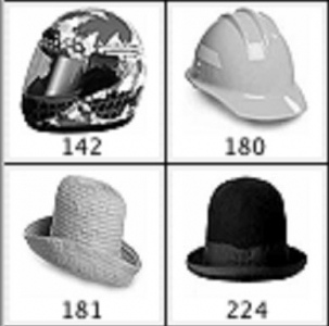 Vintage hat brush template