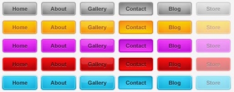 Photoshop web buttons