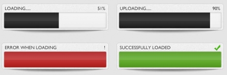 Photoshop web loader bar