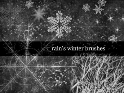 winter snowflakes template