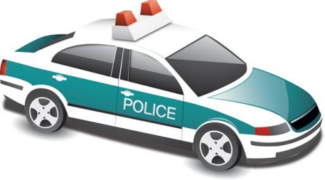 Police car vector templates