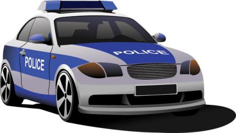 PrintPolice car vector templates