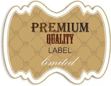 Premium ribbons and labels vectors