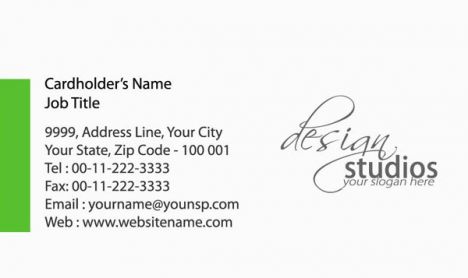 Print studio business cards vectors