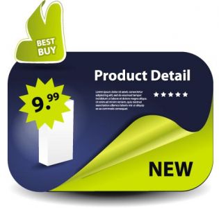 Sales label vector design