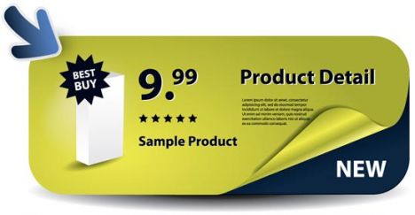 Sales label vector design