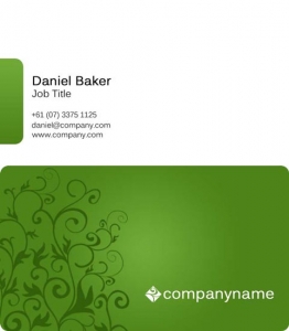 Photoshop business card theme