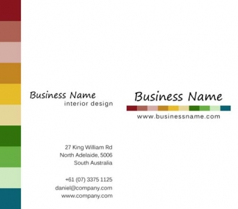 Photoshop business card design