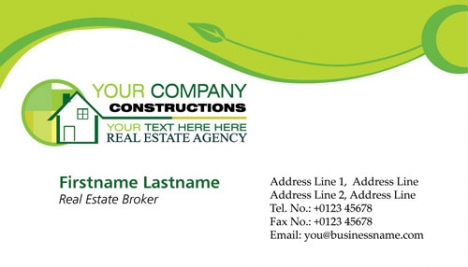 Real estates business cards