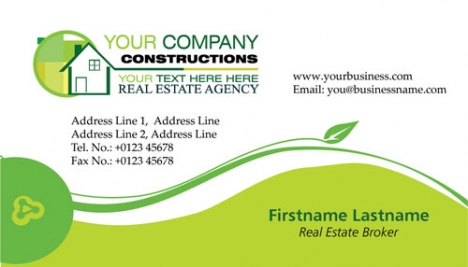 Real estates business cards