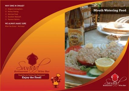 Restaurand menu card vector