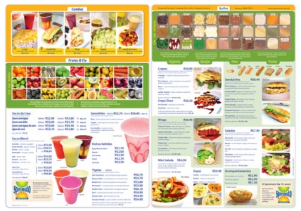 Restaurant menu card design