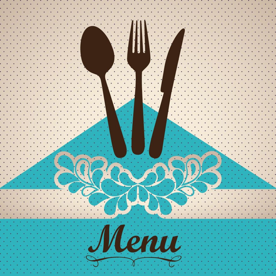  Restaurant  menu cover  vector