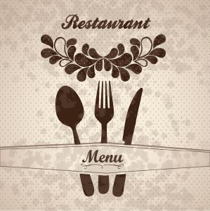 Restaurant menu cover design
