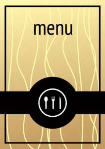 Restaurant menu template